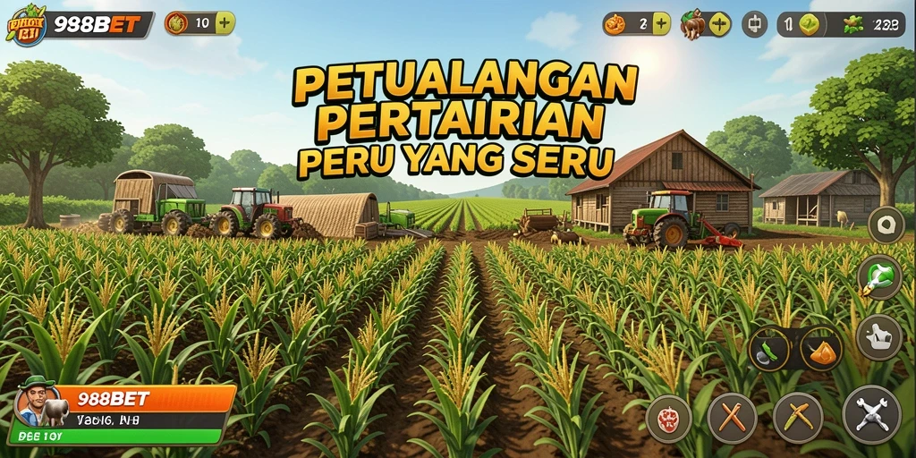 Tampilan menarik gameplay Farming 988BET.