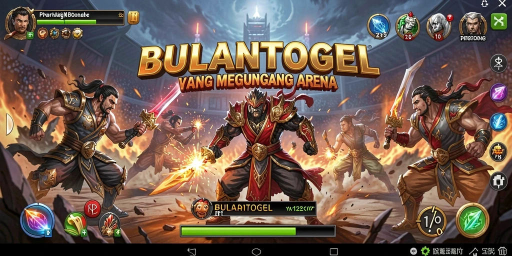 Gameplay BULANTOGEL dengan pertarungan yang seru dan mendebarkan.