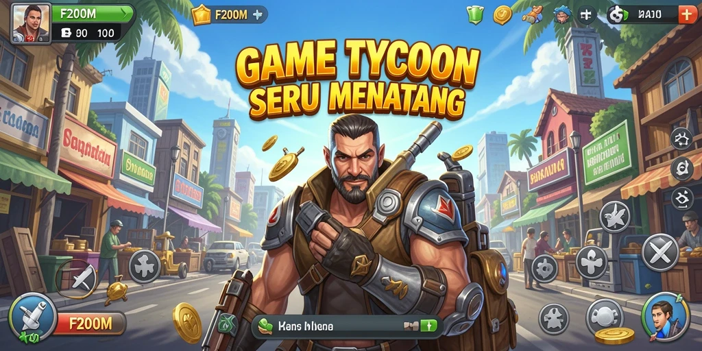 Tampilan gameplay F200M yang menantang dan mendidik.