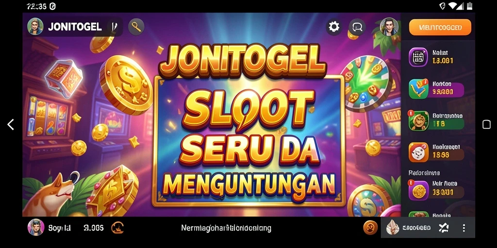 Screenshot JONITOGEL menampilkan gameplay yang menarik dan interaktif.