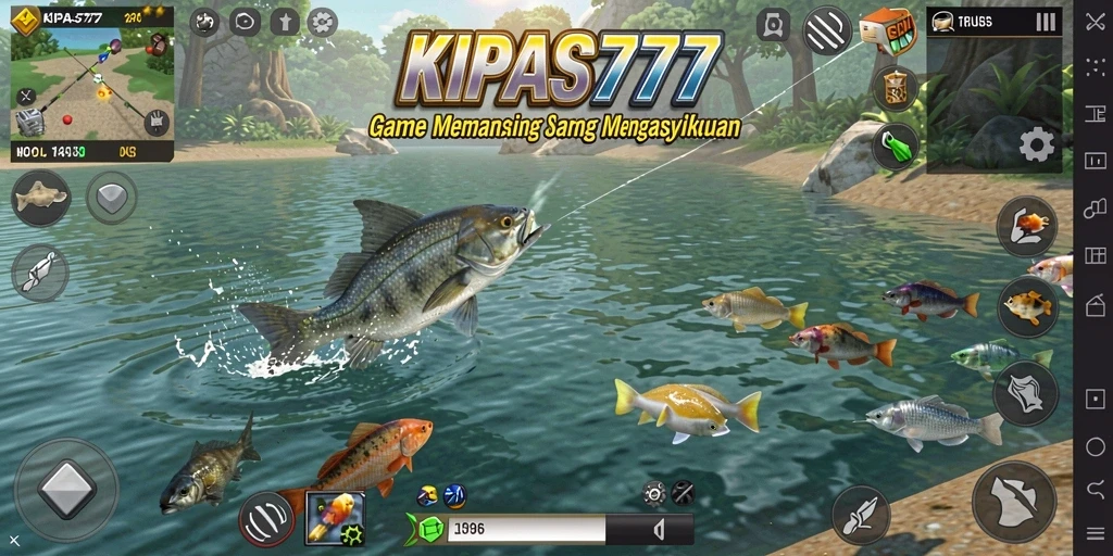 Screenshot KIPAS777 menampilkan pengalaman memancing yang seru dan menarik.