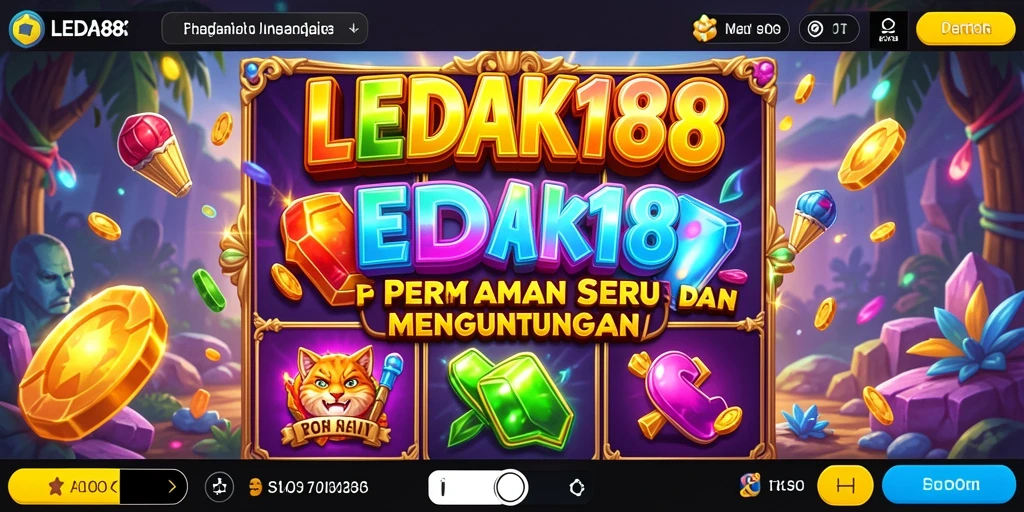 Tampilan gameplay LEDAK188 yang seru dan menegangkan.