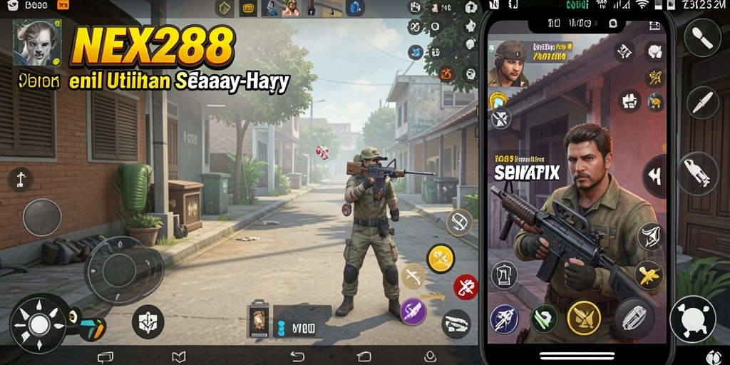 Screenshot utama NEX288 menampilkan berbagai alat utilitas yang tersedia.