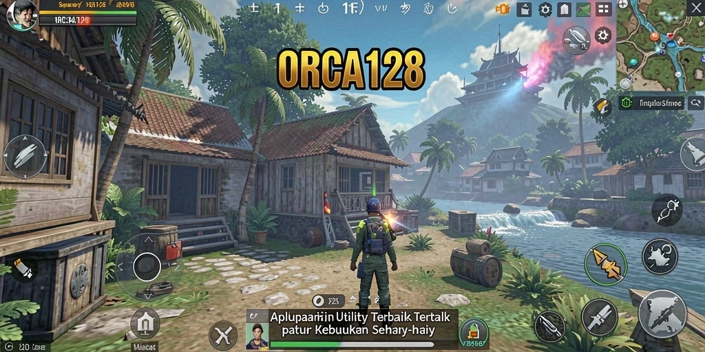 Tampilan antarmuka ORCA128 yang sederhana dan mudah dipahami.