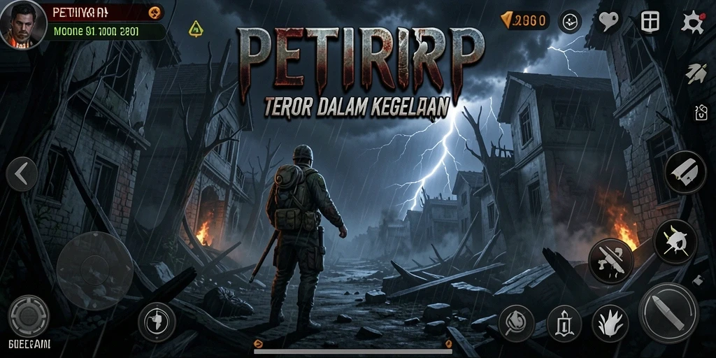 Screenshot PETIRRP menampilkan suasana kelam dan menegangkan dari gameplay.