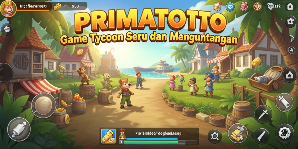 Tampilan gameplay PRIMATOTO yang menarik dan interaktif.