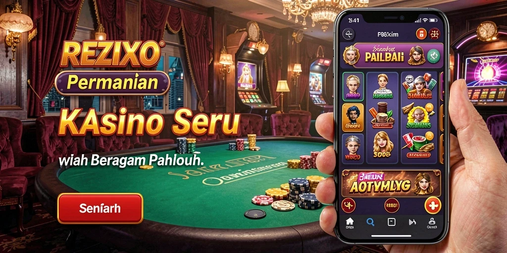 Tampilan gameplay menarik dari REZIXO pada aplikasi Kasino.