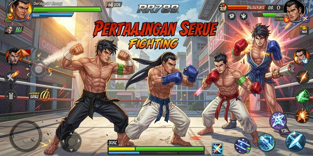 Gameplay pertarungan yang intens dan grafis menakjubkan di RR789.