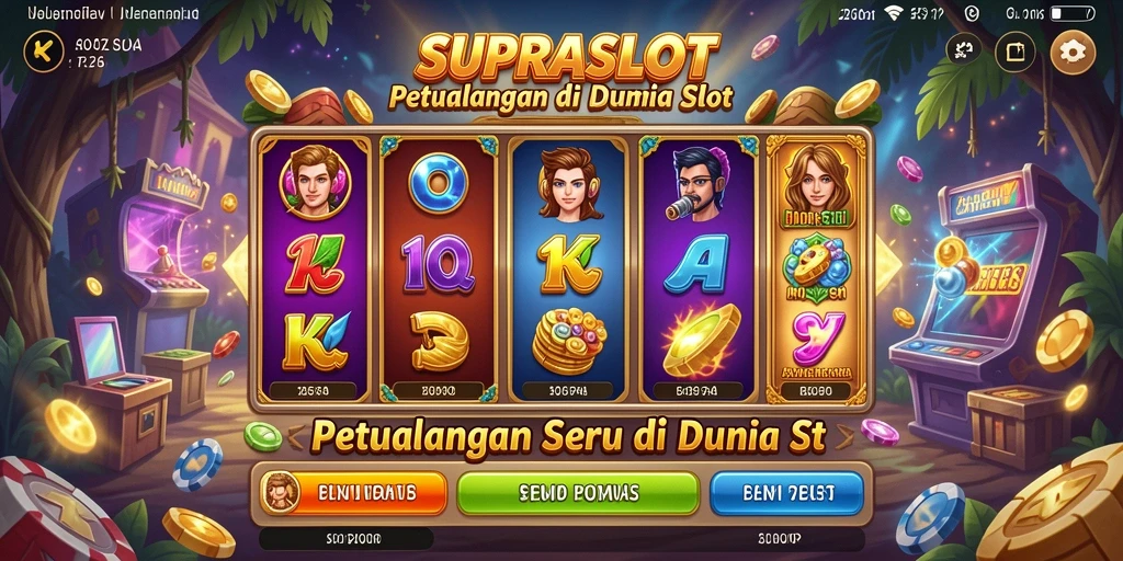 Tampilan gameplay <strong>SUPRASLOT</strong> yang mendebarkan dan penuh warna.