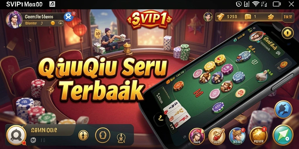 Tampilan gameplay seru dari SVIP1 saat bermain QiuQiu.