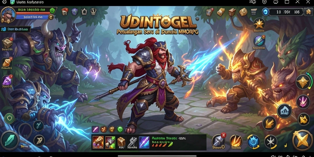 Tampilan gameplay seru di dunia magis UDINTOGEL.